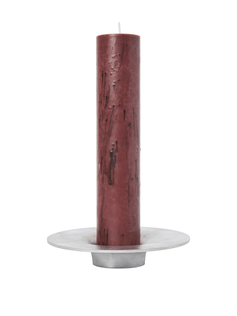 Soothe Block Candle Holder - Ferm Living Candle Holders - Aluminium - HORNE