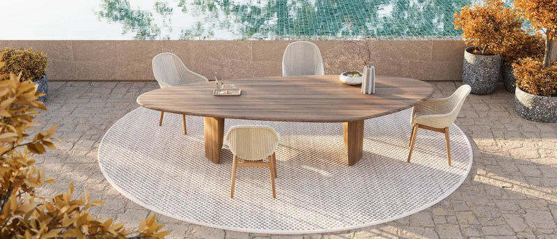 Sorrento Organic Coffee Table - BETACO Tables + Desks - Large / Teak - HORNE