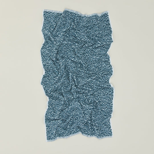 Space Dye Terry Towels - Washcloth - Peacock by Hawkins New York