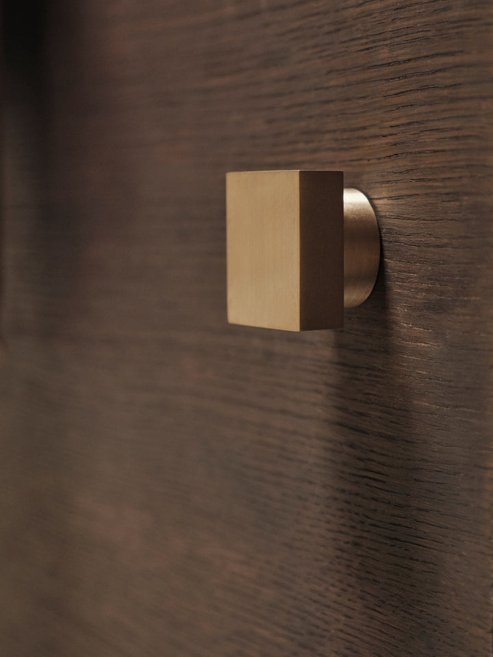 Square Hook - Ferm Living - Hangers & Hooks - Large - Casted Brass - HORNE