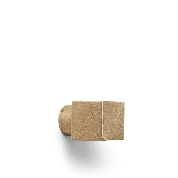 Square Hook - Ferm Living - Hangers & Hooks - Small - Casted Brass - HORNE