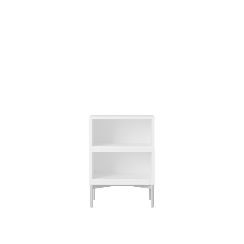 Stacked Storage System - Bedside Table - Con 1 - Muuto Tables - Brown Green - HORNE