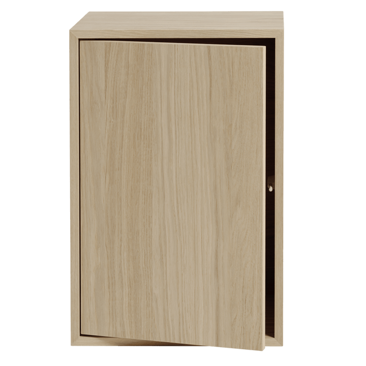 Stacked Storage System - Muuto Shelving - Large w/ Door - Oak - HORNE