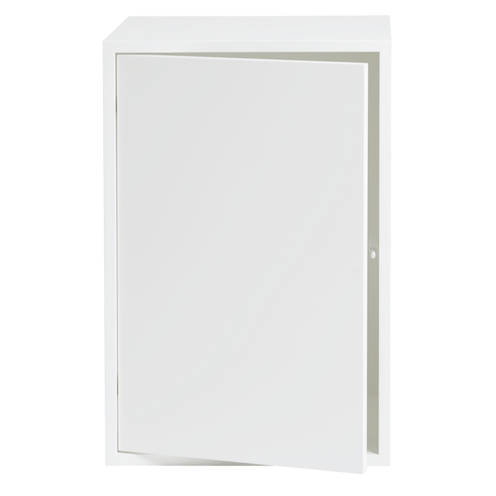 Stacked Storage System - Muuto Shelving - Large w/ Door - White - HORNE