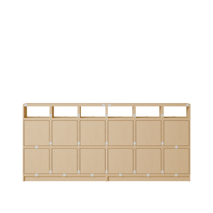 Stacked Storage System - Sideboard - Con 1 - Muuto Sideboards + Cabinets - Oak - HORNE
