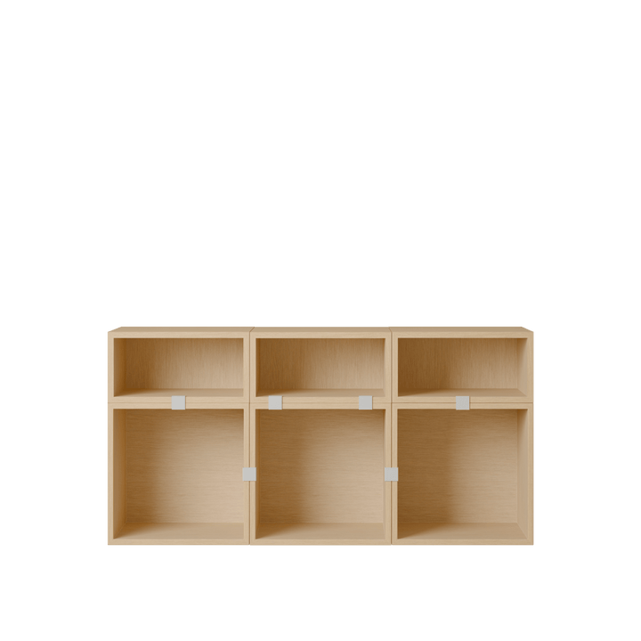 Stacked Storage System - Sideboard - Con 5 - Muuto Sideboards + Cabinets - Oak - HORNE