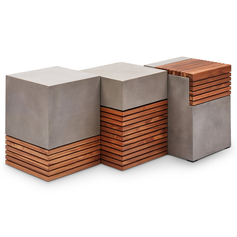 Stecca Alto Stool - Urbia Stools + Benches + Ottomans - Dark Grey Natural - HORNE