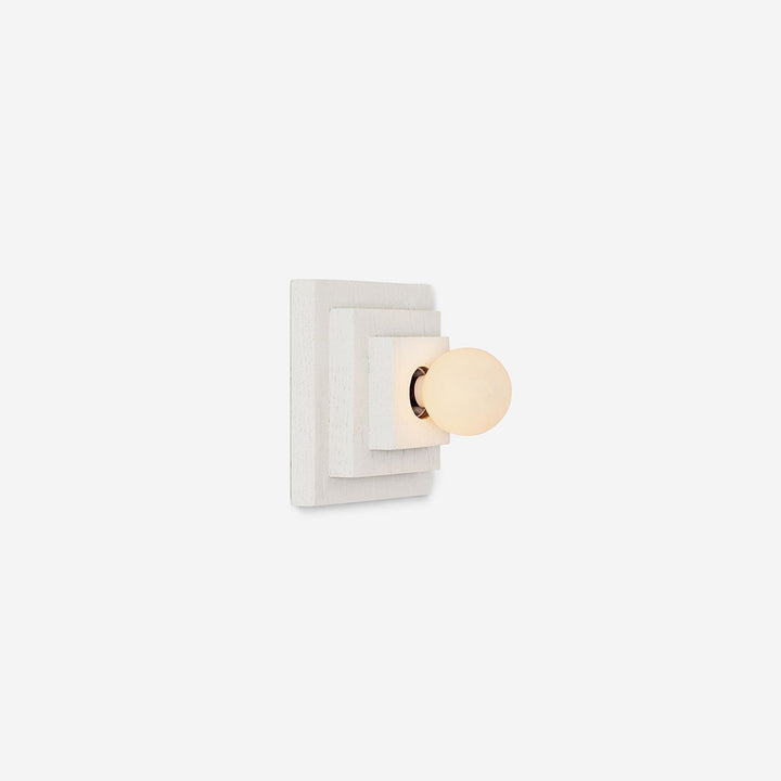 Step Sconce - Workstead - Wall Sconces - Painted White - HORNE