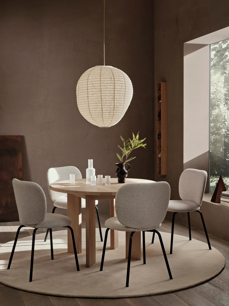 Stille Tufted Rug - Round - Ferm Living Rugs - Off - White - HORNE