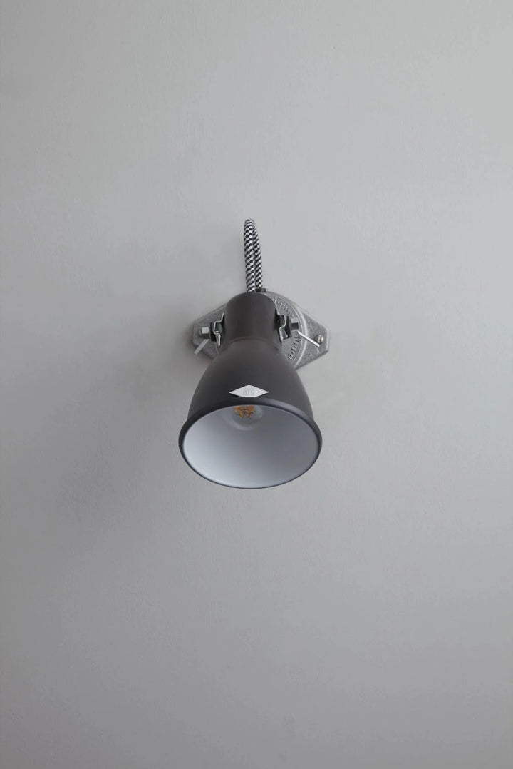 Stirrup 1 Single Wall Light - Original BTC Wall Sconces - Natural Aluminium - HORNE