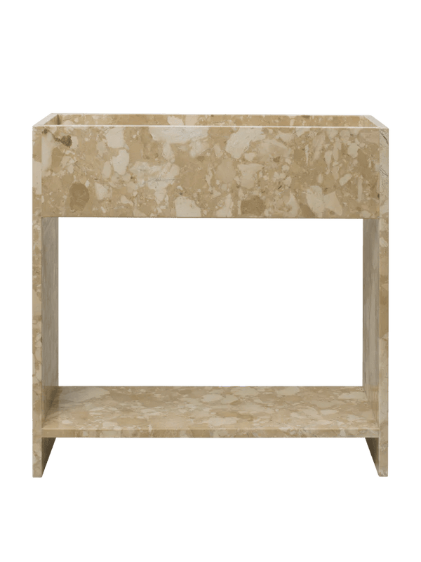 Stone Plant Box with Shelf - Ferm Living Accent Tables - HORNE