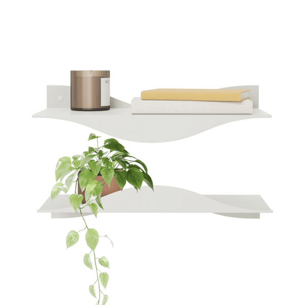 Surf Shelf - Set of 2 - Umbra Shelving - Sand - HORNE