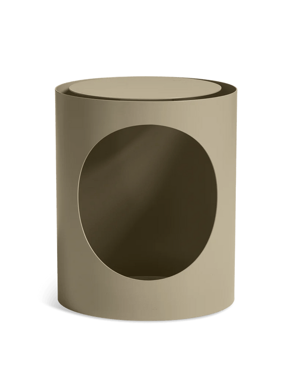 Tabl Side Table - Woud - Tables - Grey Beige - HORNE
