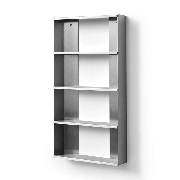 Taper Shelf 50 x 98 - Form + Refine Shelving - Stainless Steel Brushed - HORNE