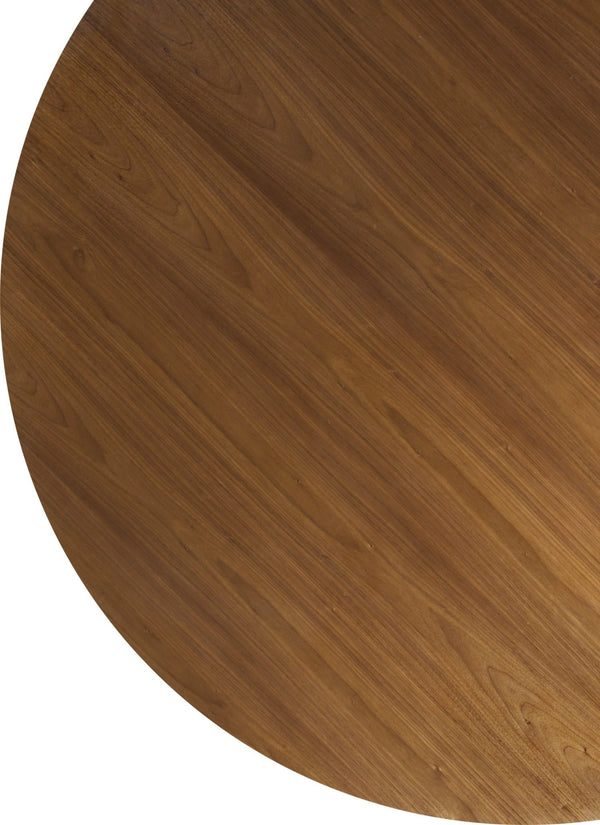 Tavolo a Dischi Dining Table - Round - Gubi Dining Tables - American Walnut High Gloss Lacquered Base - American Walnut High Gloss Lacquered - HORNE