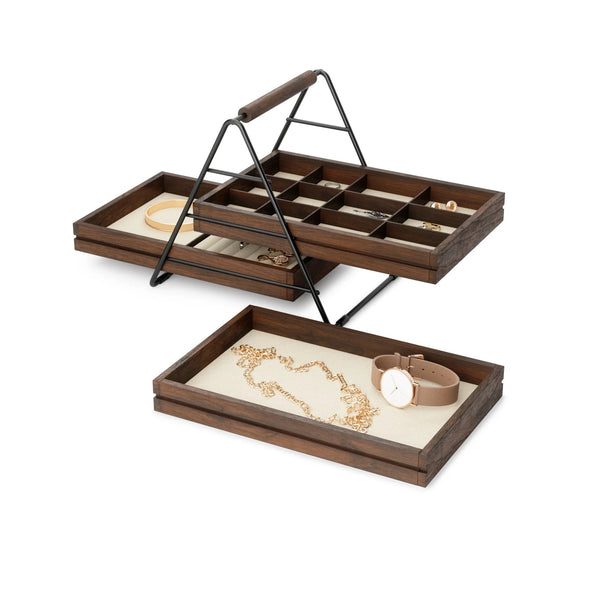 Terrace 3-Tier Jewelry Tray - Umbra Storage + Organization - HORNE