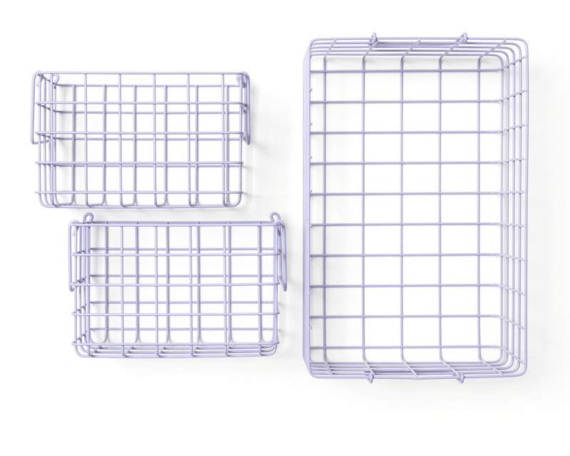 The Baskets - Mustard Made US Storage + Organization - Chalk - HORNE