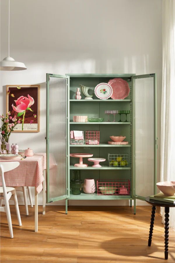 The Collector Cabinet - Mustard Made US Storage + Organization - Blush - HORNE