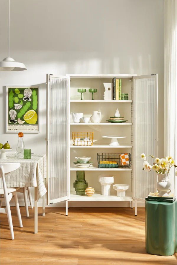 The Collector Cabinet - Mustard Made US Storage + Organization - Blush - HORNE