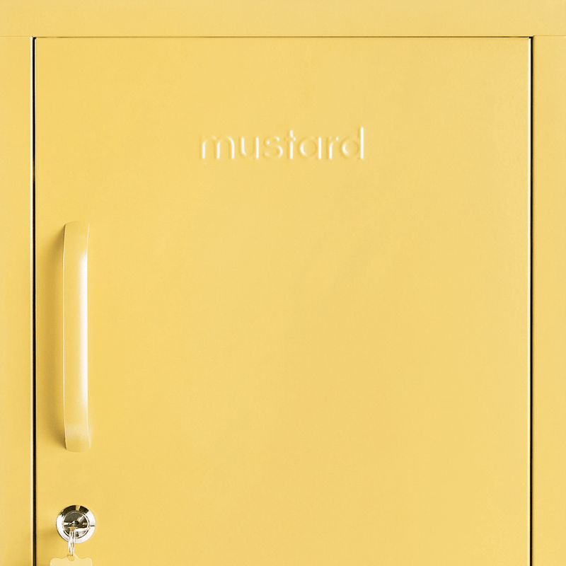The Shorty Locker - Mustard Made US Storage + Organization - Berry - Right - HORNE