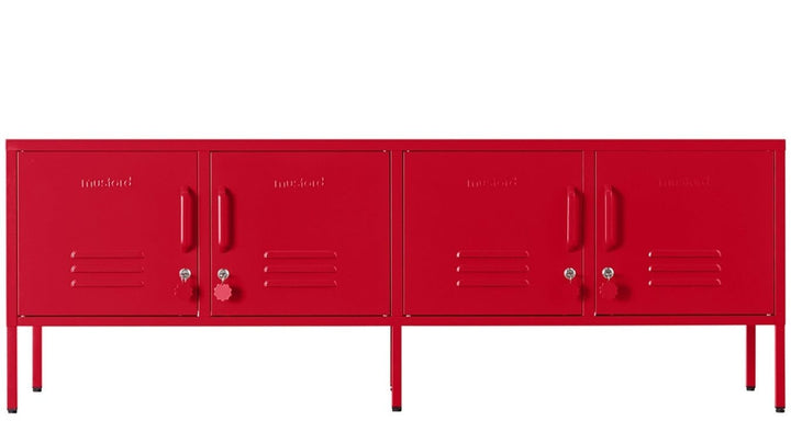 The Standard Low Cabinet - Mustard Made US Storage + Organization - Poppy - HORNE