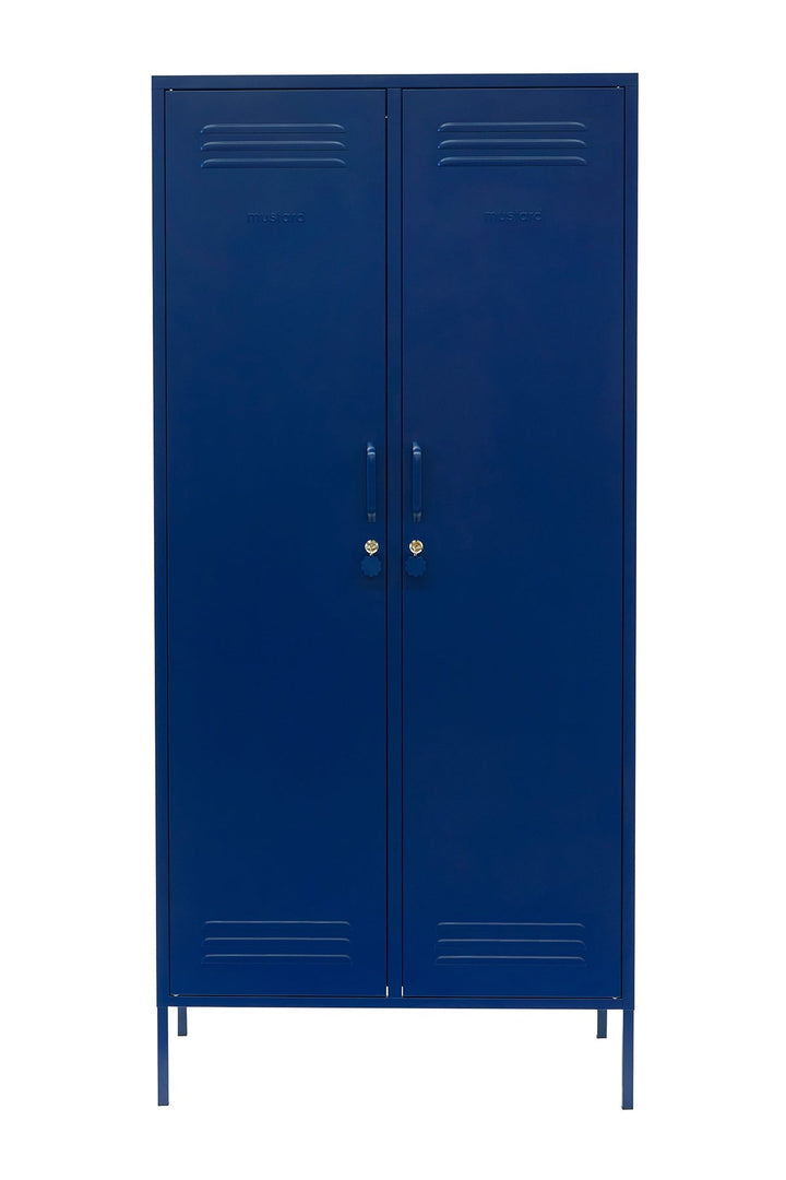 The Twinny Cabinet - Mustard Made US Storage + Organization - Navy - HORNE