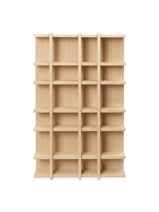 Tilem Shelf - 4x6 - Ferm Living Shelving - Natural Oak Veneer - HORNE