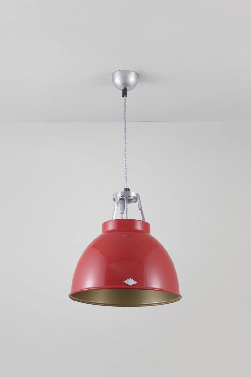 Titan Size 1 Pendant - Original BTC Pendants - Olive Green - White Interior - HORNE
