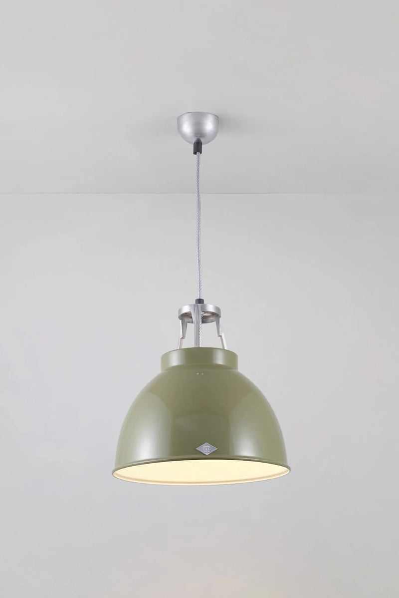 Titan Size 1 Pendant - Original BTC Pendants - Olive Green - White Interior - HORNE