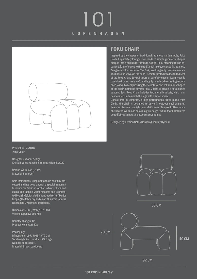 Toe Chair - 101 Copenhagen Chairs - Warm Ash (C142) - HORNE
