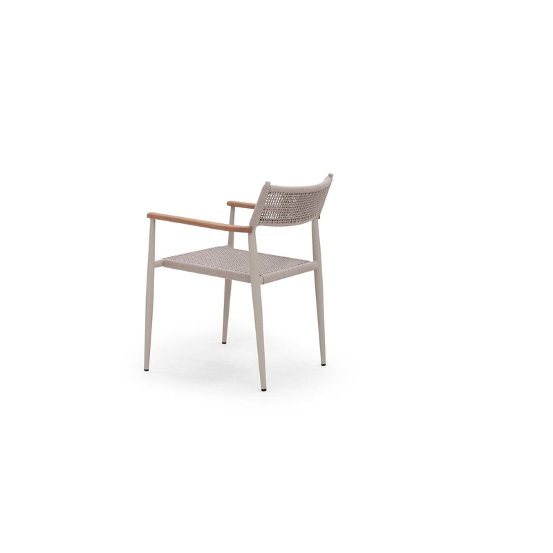 Togo Arm Chair - BETACO Chairs - Black Rope / Black Aluminum - HORNE