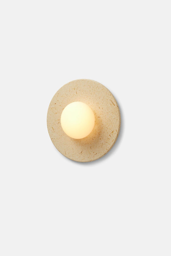 Topo Sconce - RBW Lighting - Medium 12" - Oat - 2700K (warm white) - HORNE