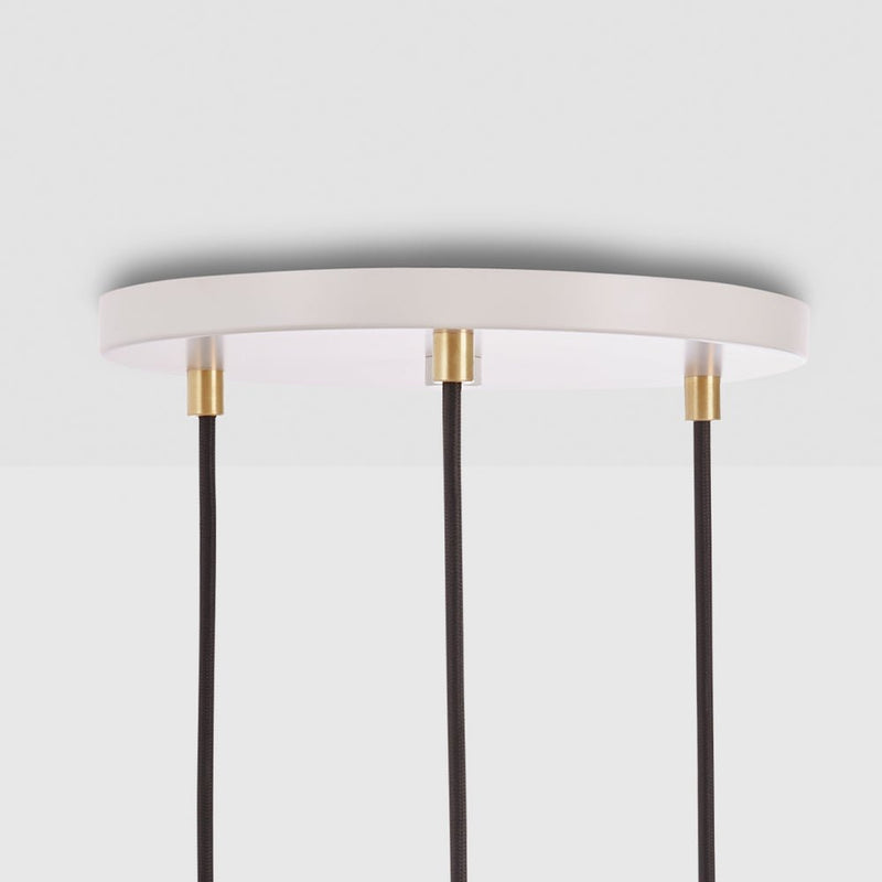 Triple Pendant Voronoi III - Tala Cluster Pendants - Brass + Voronoi III - HORNE