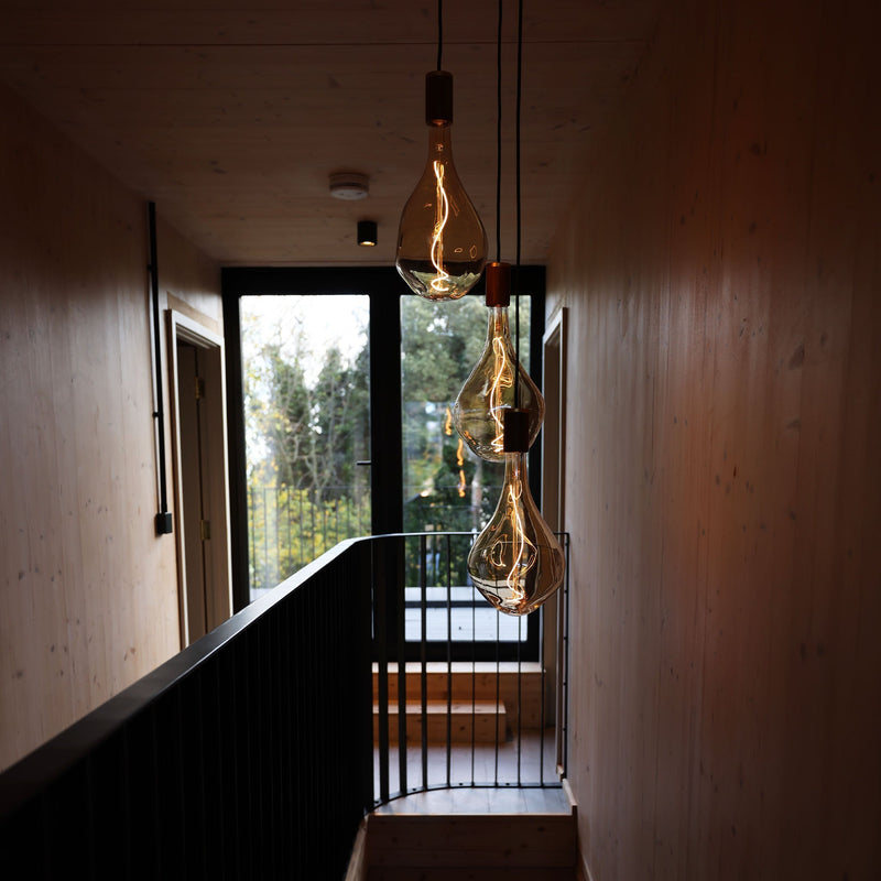Triple Pendant Voronoi III - Tala Cluster Pendants - Brass + Voronoi III - HORNE