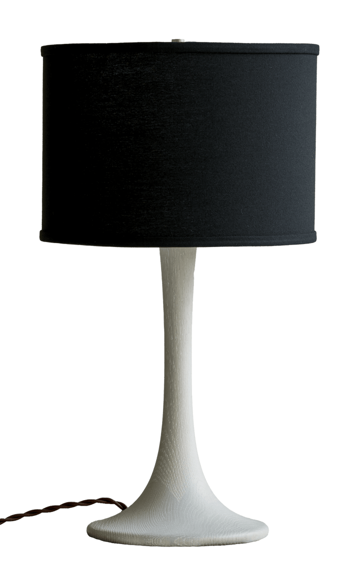 Trumpet Lamp - Small - Lostine - Lamps - White Wash - Black - HORNE