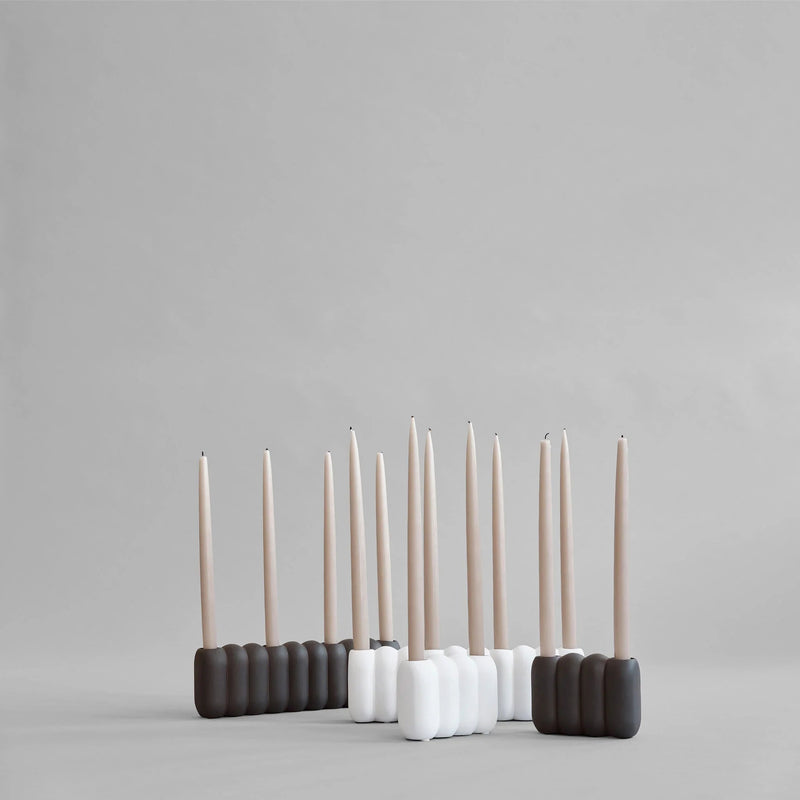 Tube Candle Holder - 101 Copenhagen Candle Holders - Big - Bone White - HORNE