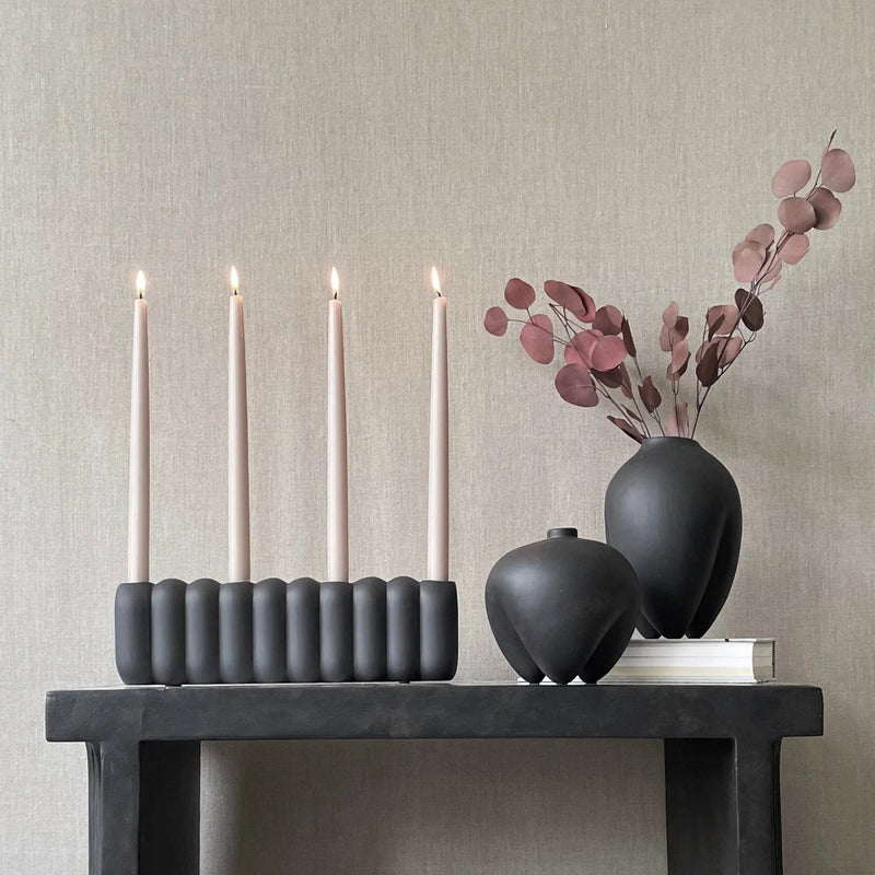 Tube Candle Holder - 101 Copenhagen Candle Holders - Big - Bone White - HORNE