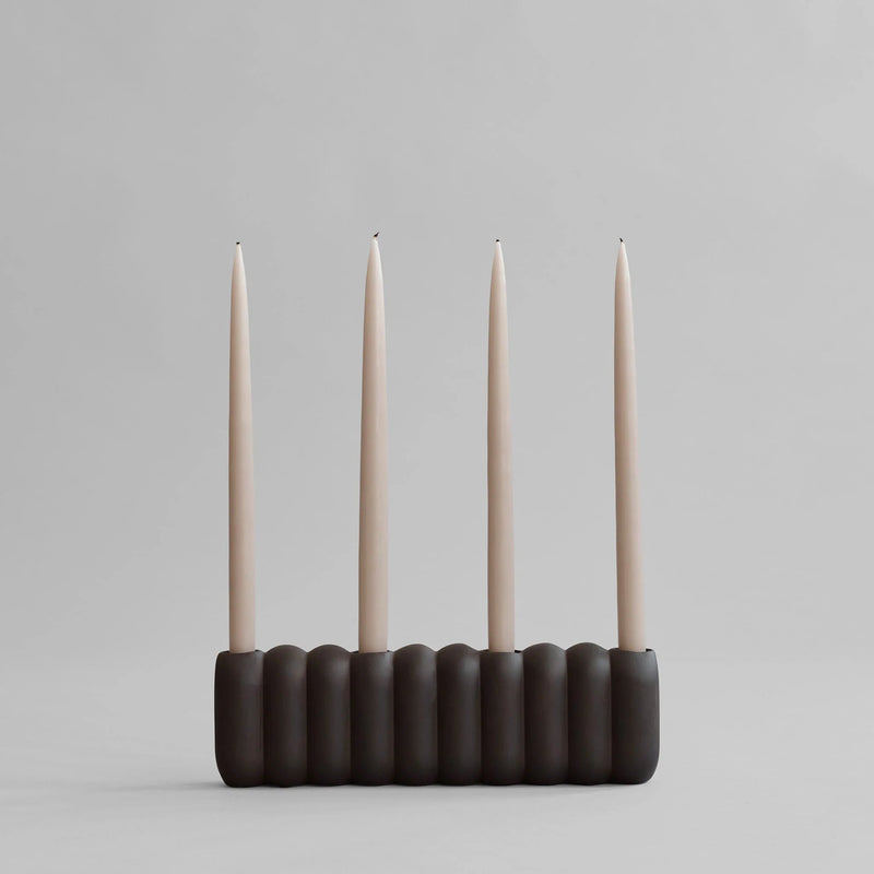 Tube Candle Holder - 101 Copenhagen Candle Holders - Big - Bone White - HORNE