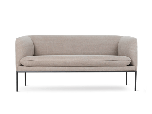 Turn Sofa 2 - Ferm Living Chairs - Cotton Linen - Natural - HORNE