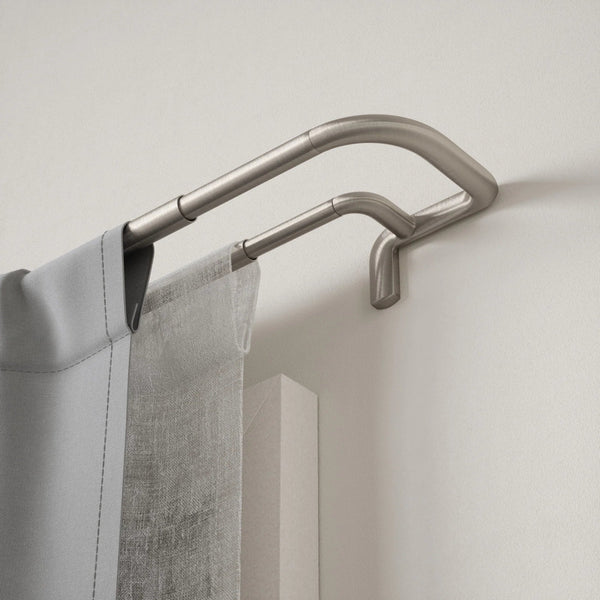 Twilight Double Blackout Curtain Rod - Umbra Bath - Nickel - HORNE