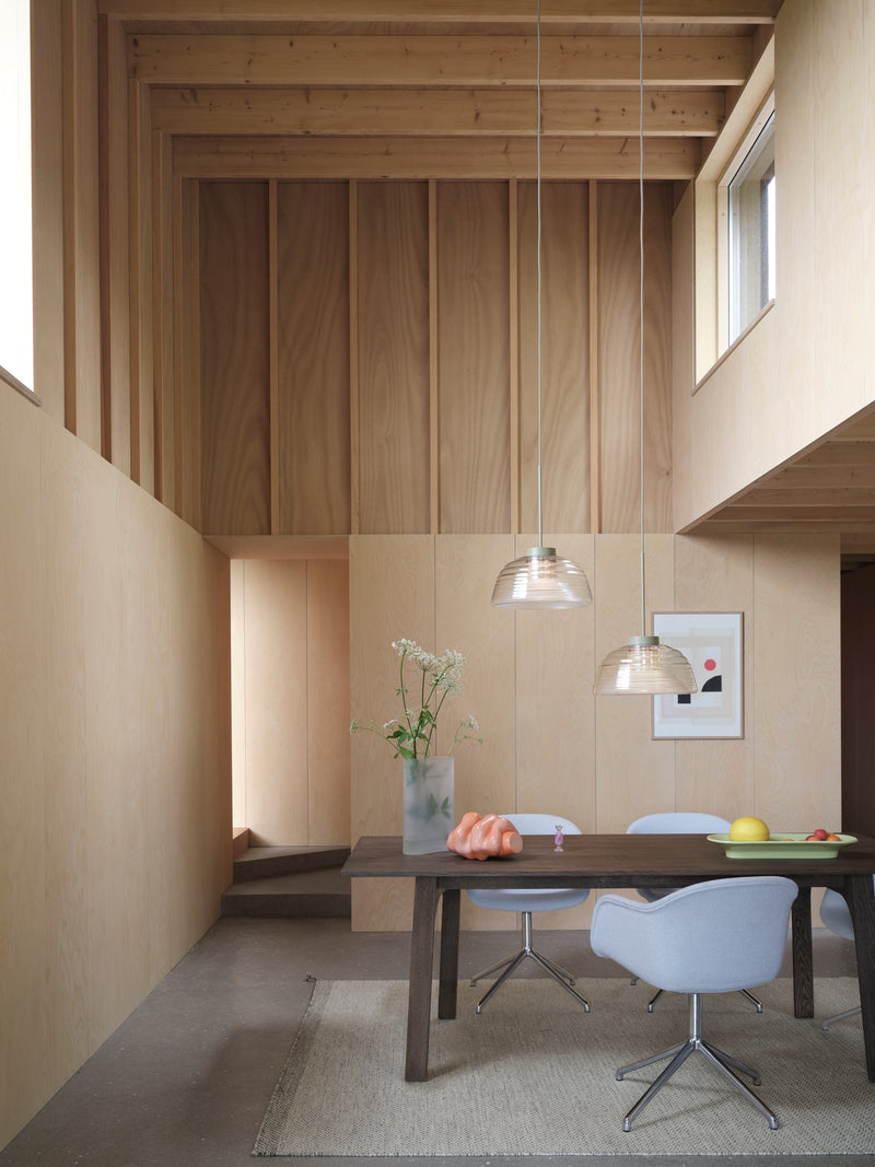 Two - Layer Pendant Lamp - Muuto Pendants - Black - HORNE
