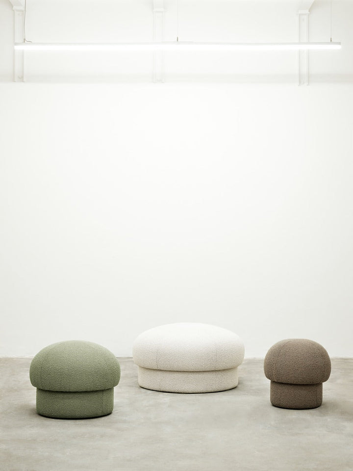 Uno Pouf - Design House Stockholm Stools + Benches + Ottomans - Brown - 65 Cm - HORNE