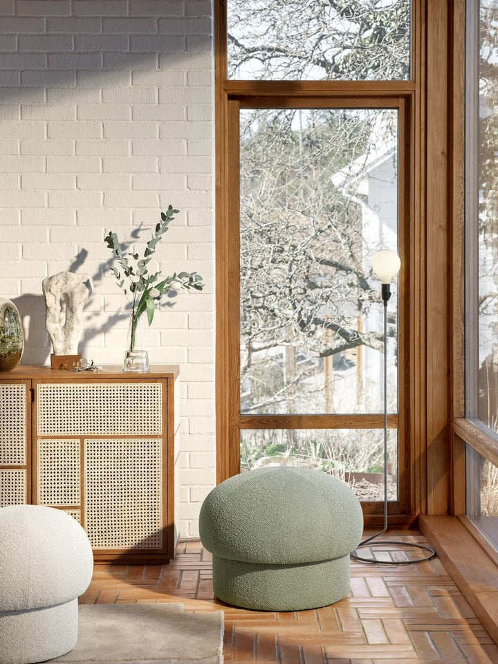Uno Pouf - Design House Stockholm Stools + Benches + Ottomans - Brown - 65 Cm - HORNE