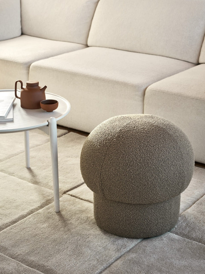 Uno Pouf - Design House Stockholm Stools + Benches + Ottomans - Brown - 65 Cm - HORNE