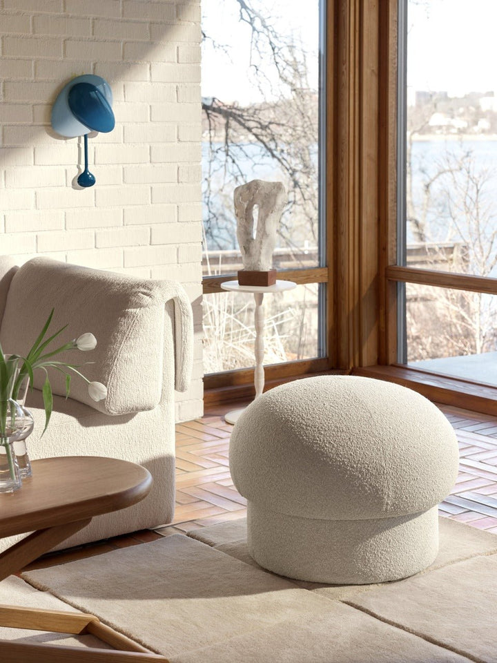 Uno Pouf - Design House Stockholm Stools + Benches + Ottomans - Brown - 65 Cm - HORNE