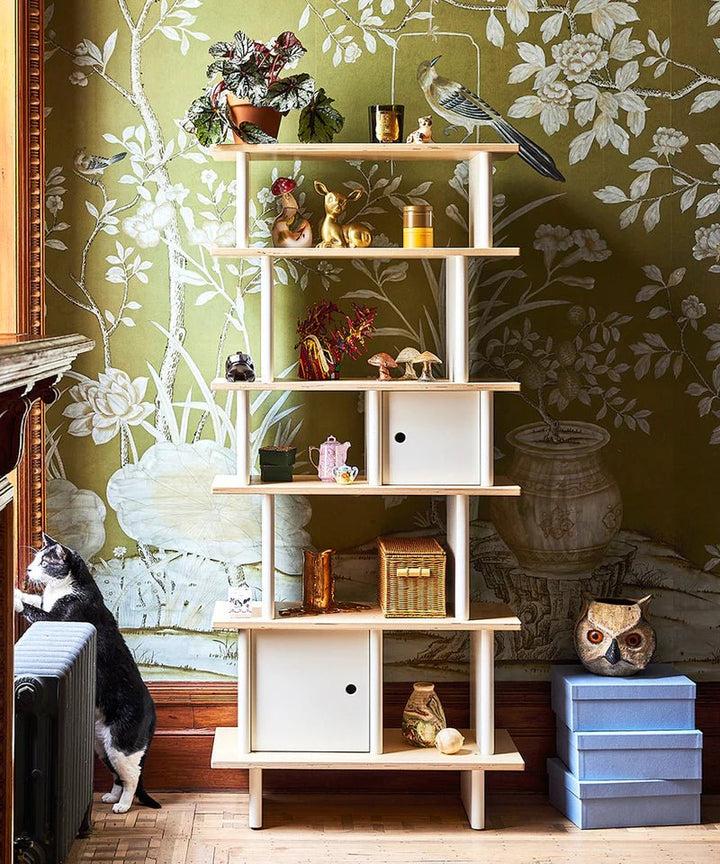 Vertical Mini Library - Oeuf - Kids + Baby - Walnut - HORNE
