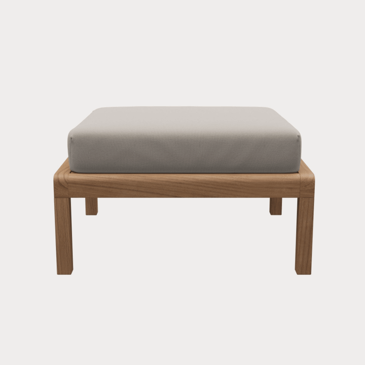 Virkelyst Pouf - Skagerak by Fritz Hansen Outdoor Furniture - Papyrus - HORNE