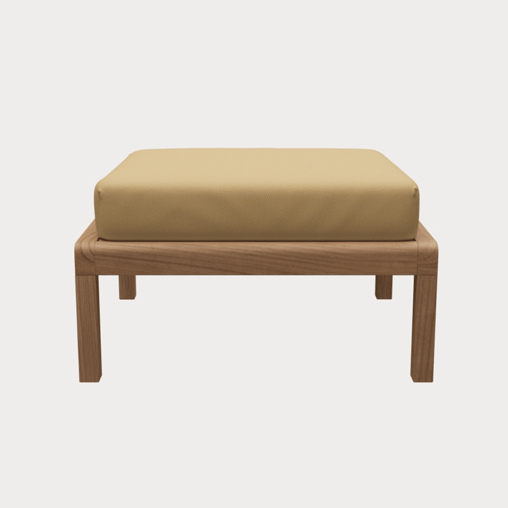 Virkelyst Pouf - Skagerak by Fritz Hansen Outdoor Furniture - Honey Yellow - HORNE