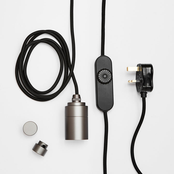 Voronoi I Plug-In Pendant in Graphite - Tala Plug-In Pendants - Pendant in Graphite - HORNE