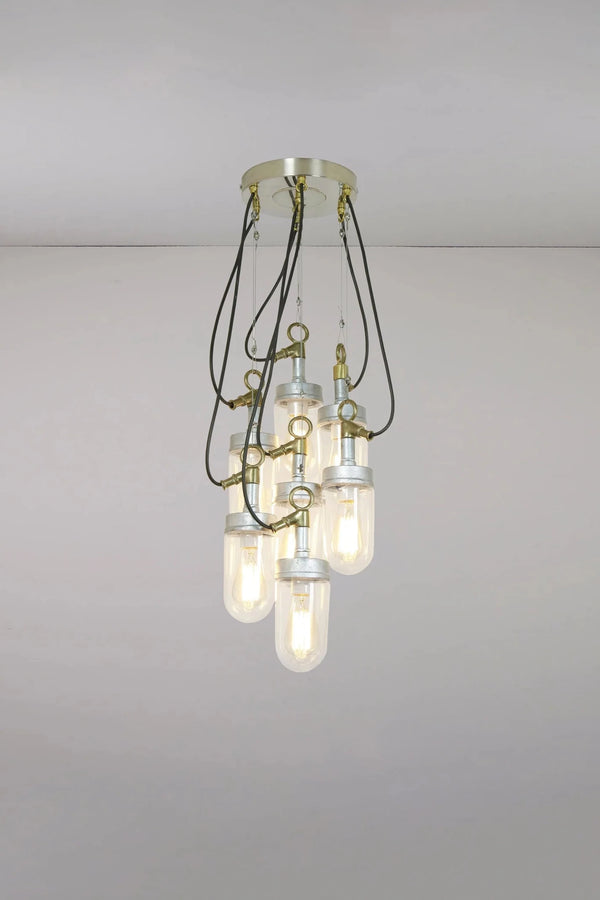 Well Glass Grouping of 7679 - Davey Lighting Pendants - HORNE
